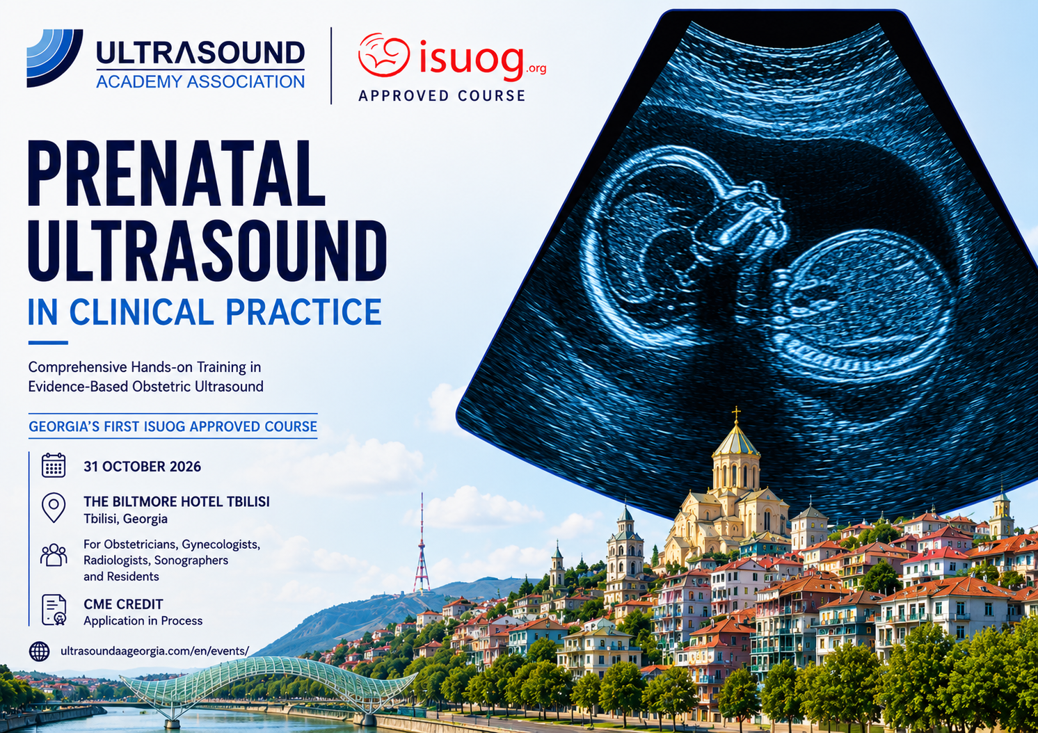 Prenatal Ultrasound in Clinical Practice" ISUOG Approved-Course
